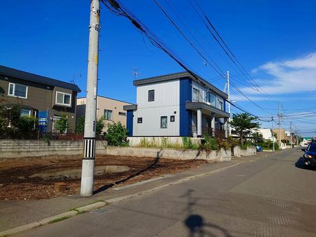札幌市・注文住宅ご新築、解体工事完了。(^^)/